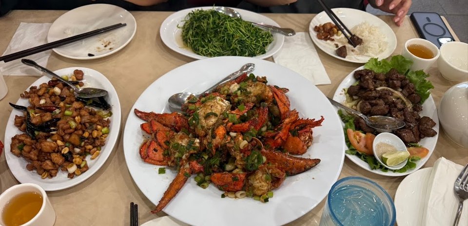 Lobster with Black Bean Sause